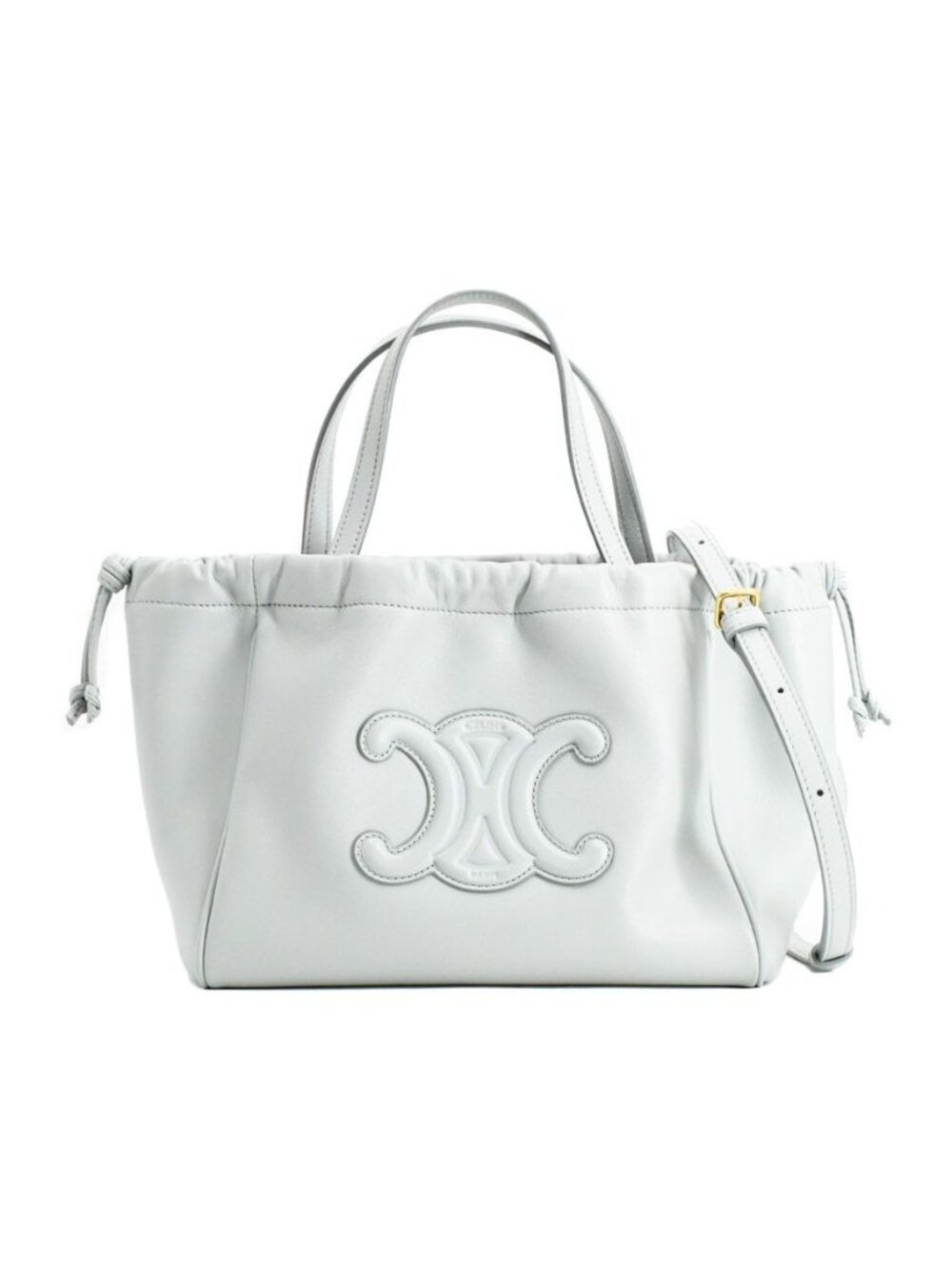Celine Handbag Small Bag Drawstring Cuir Triomphe
